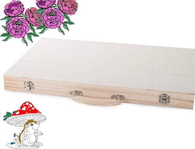 Elegantní a odolný dřevěný kufřík
