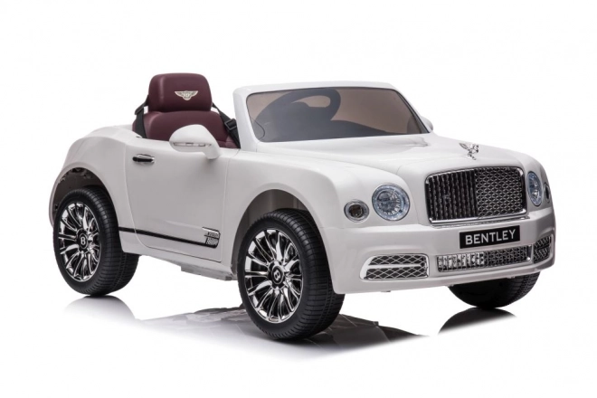 Elektrické dětské autíčko Bentley Mulsanne – Bílá