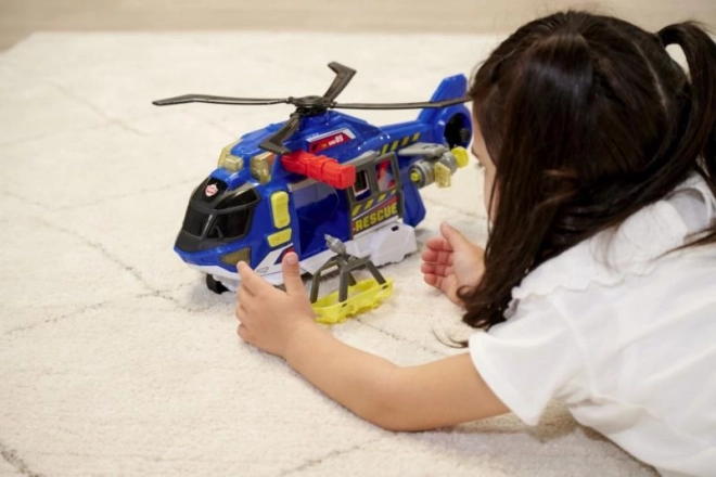 Záchranářská helikoptéra se světlem a zvukem