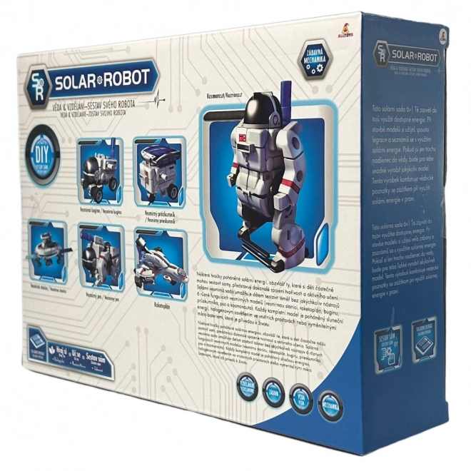 Robotická solární stavebnice 6v1