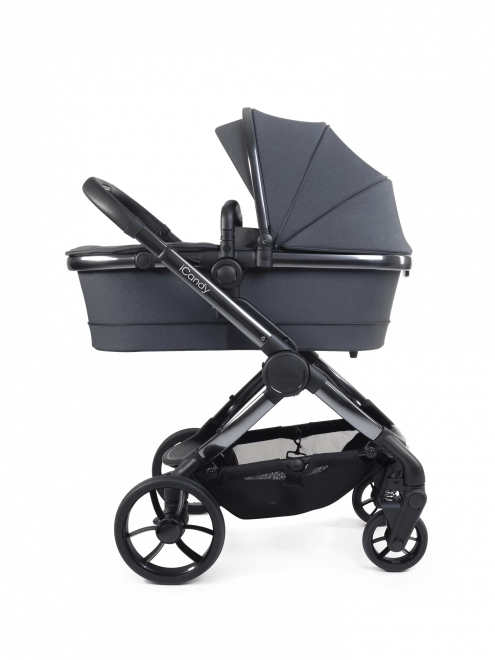 ICandy Peach 7 light grey kočárek - kompletní sada – Tmavě šedá