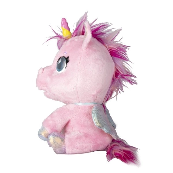 Interaktivní jednorožec Club Petz My Baby Unicorn růžový – Modrý
