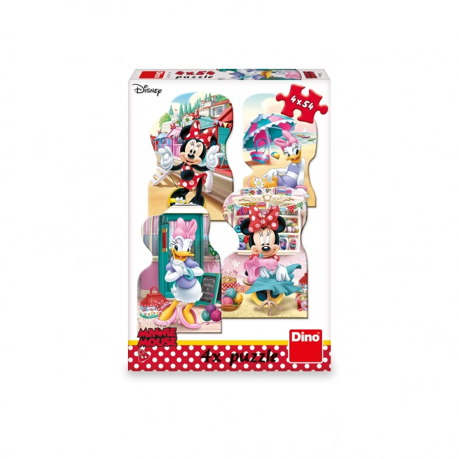 Puzzle Minnie a Daisy v létě