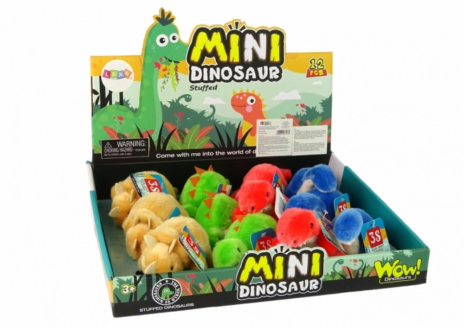 Mini plyšová figurka dinosaurů 4 druhy