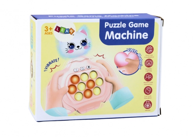 Hra Pop-It Cat Pink Arcade Console Sensory Pad Vibration