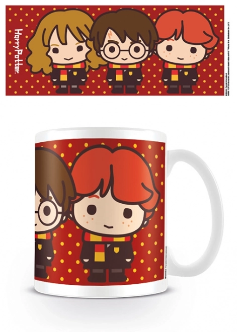 hrnek Harry Potter - Harry, Hermiona a Ron Chibi