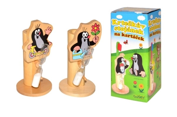 Stojánek na kartáček Krtek s kytkou