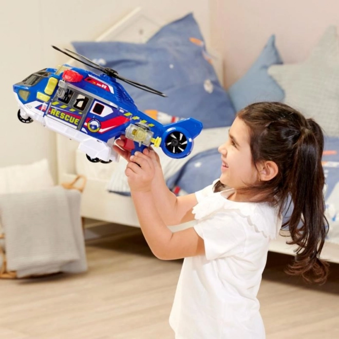 Záchranářská helikoptéra se světlem a zvukem