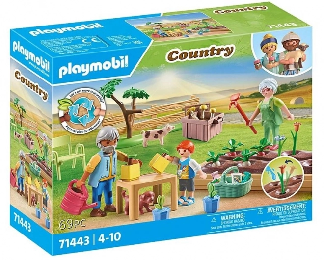 Sada venkovských figurek 71443 Dědečkova zeleninová zahrádka