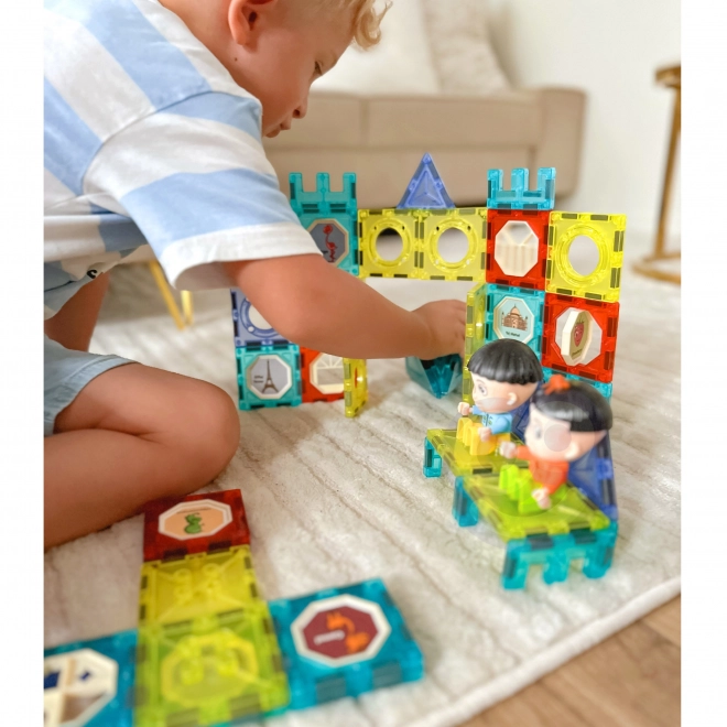 Woopie magnetické stavebnice hrad 98 ks