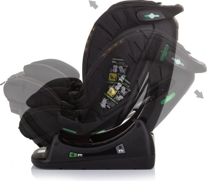 CHIPOLINO Autosedačka Aviato i-Size 40-150cm – Obsidian