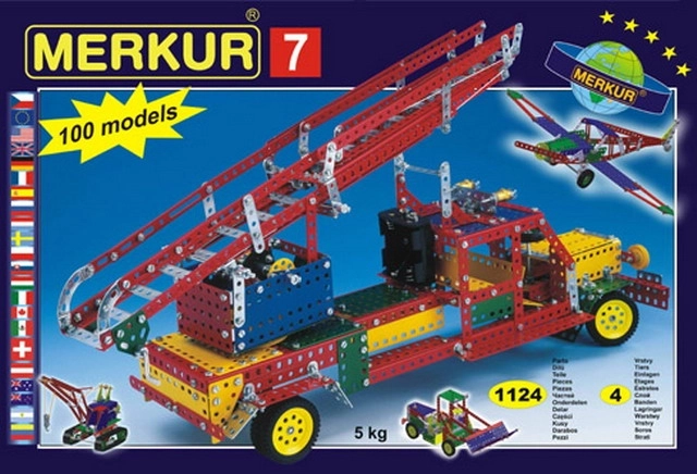 Stavebnice Merkur s 100 modely