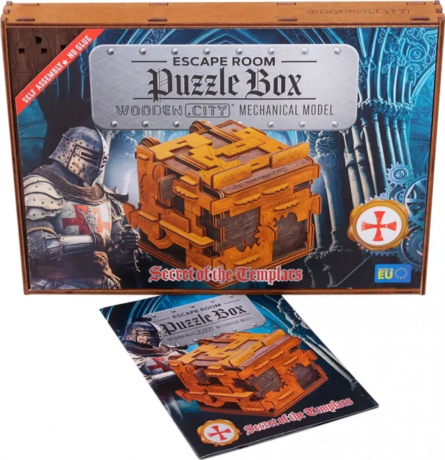 Dřevěné puzzle box úniková hra 149 dílků