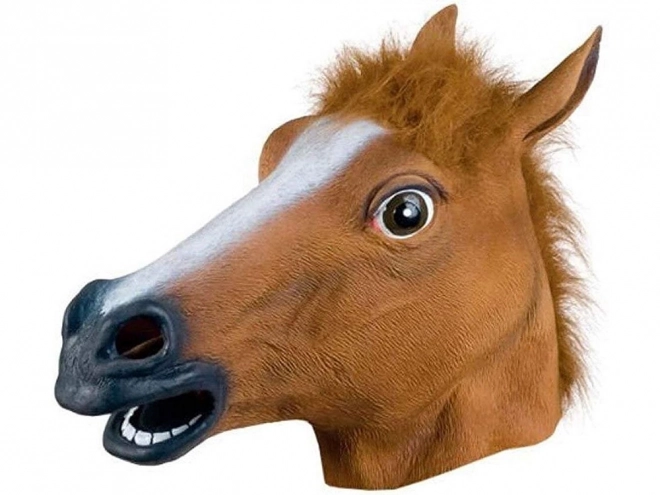 Latexová koňská maska na párty