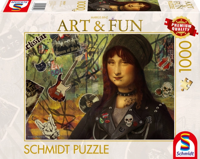 Puzzle SCHMIDT Art&Fun: Mona Lisa 1000 dílků