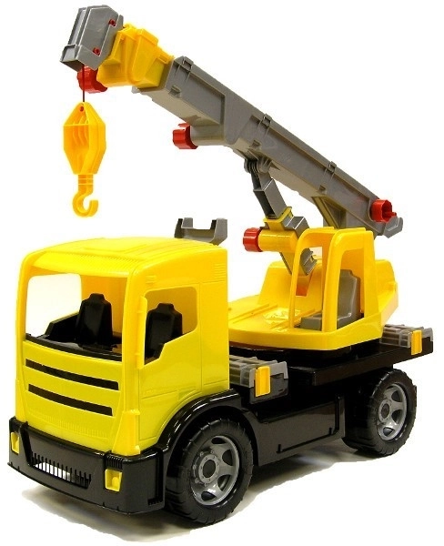 Dětský autojeřáb s plně mechanickými funkcemi