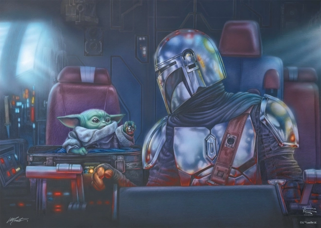 Puzzle Mandalorian: Dva na cestě 1000 dílků
