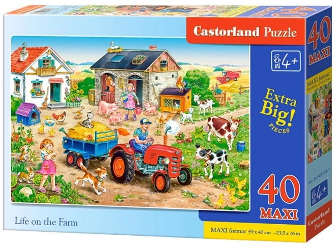 Maxi puzzle Život na farmě
