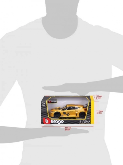 Bburago 1:24 Renault Mégane Trophy Metallic žlutá 18-22115