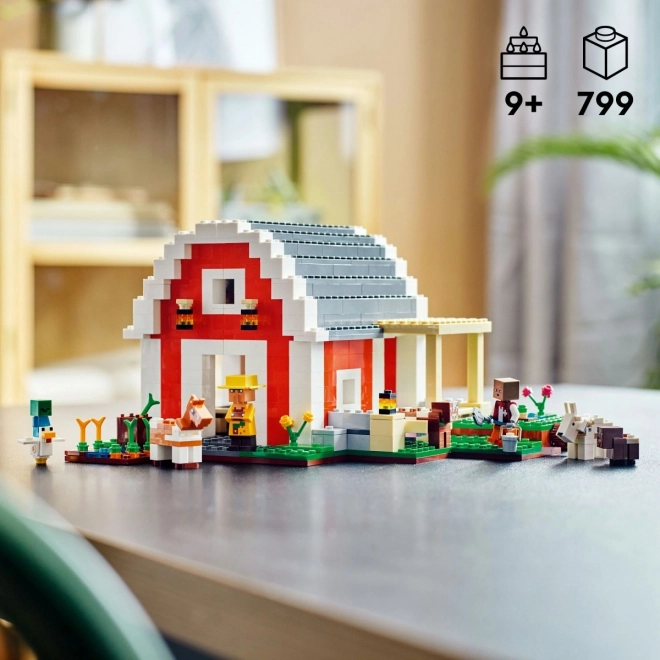 LEGO Minecraft 21187 Červená stodola