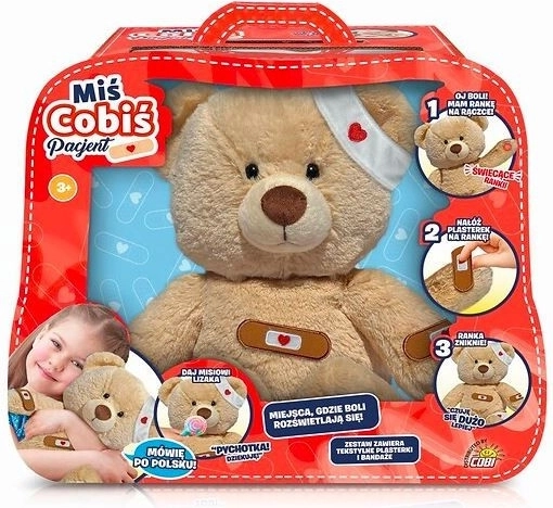 interaktivní plyšový medvídek all better bear