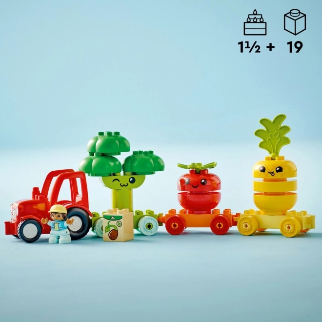 Traktor s ovocem a zeleninou DUPLO