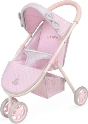 Sportovní tříkolový kočárek pro panenky Sophie 55 cm