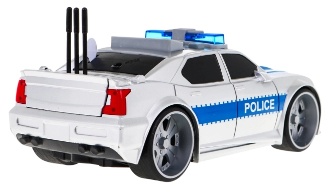 Interaktivní policejní auto pro děti 3+ Model policejního auta 1:16 Světla + zvuky