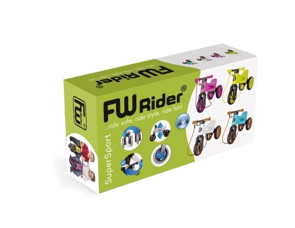 Dětské odrážedlo Funny Wheels Rider SuperSport 2v1 v krabici – Bílo-oranžové