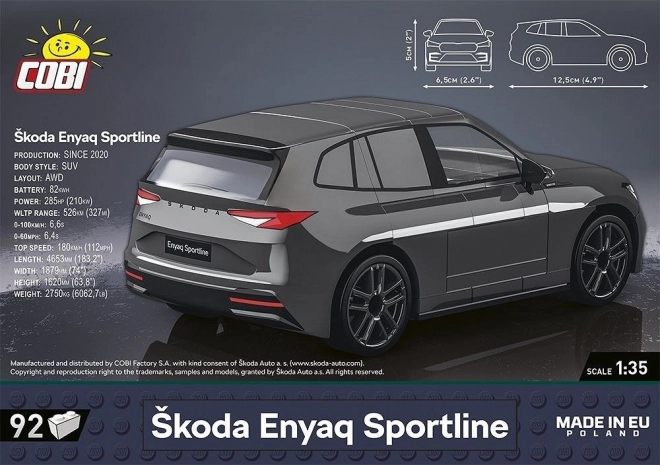 COBI Škoda Enyaq Sportline, 1:35, 92 k