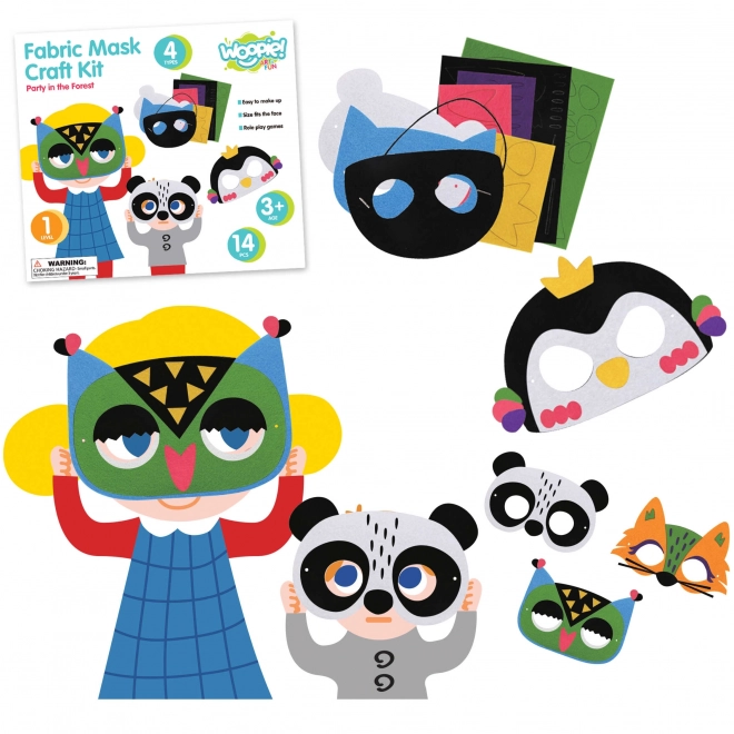 Kreativní sada filcové masky Woopie Art&Fun