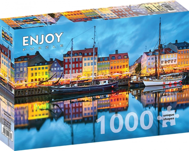 Puzzle Starý kodaňský přístav 1000 dílků