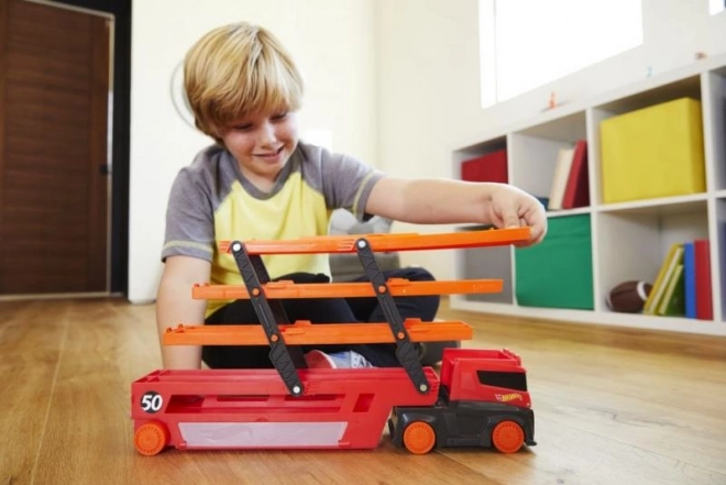 Mega Transporter Hot Wheels 50. výročí