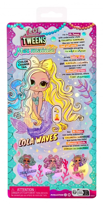 L.O.L. Surprise! Mořské panny – Tweens panenka - Lola Waves