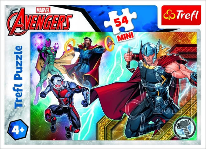 Minipuzzle Avengers 54 dílků v krabičce