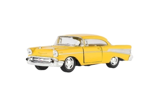 Auto Kinsmart 1957 Chevrolet Bel Air kov/plast 12cm 4 barvy na zpětné natažení 12ks v boxu