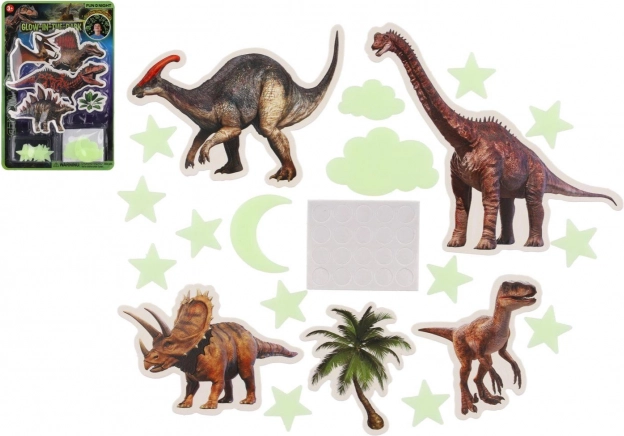 Svítící dinosauři na zeď a strop