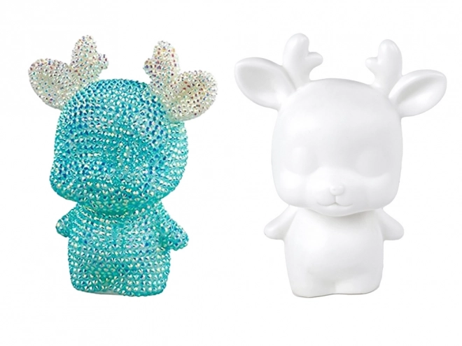 Kreativní sada LEAN Toys DIY Crystal Deer