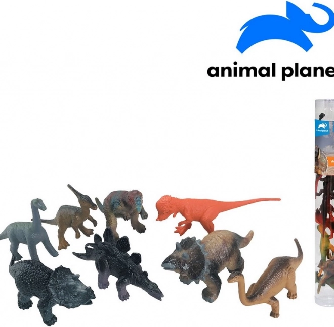 Zvířátka dinosauři v tubě 8 ks