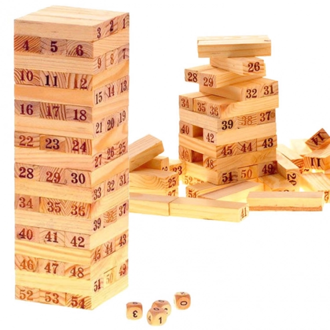 Dřevěné kostičky Jenga Věže