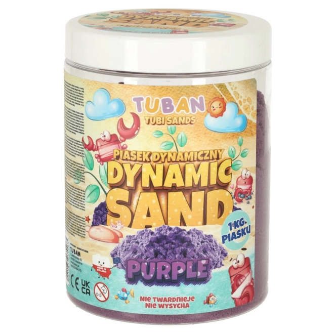 Dynamický písek Tuban 1 kg – Fialový