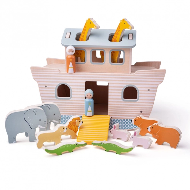 Dřevěná hračka Noemova Archa od Bigjigs Toys