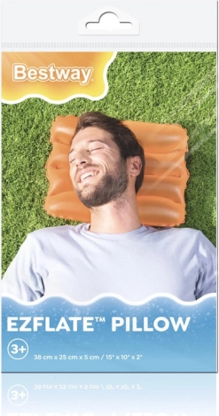 Nafukovací polštář Bestway oranžový 38 x 25 cm