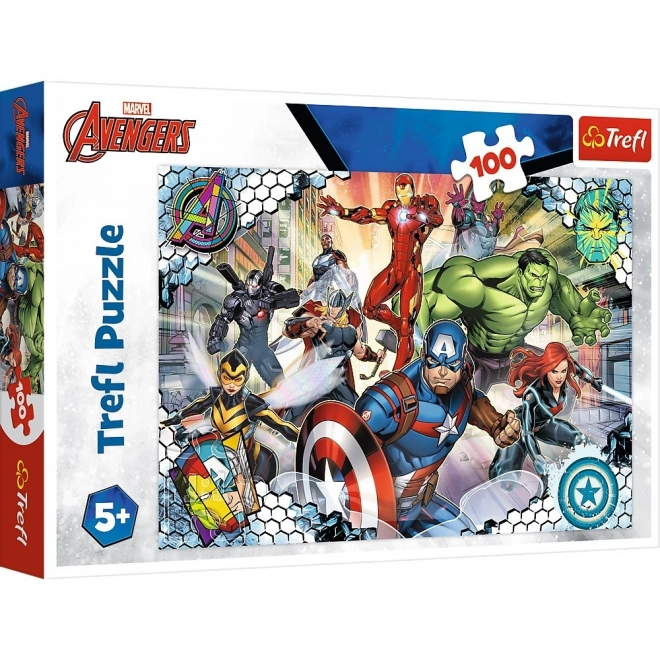 Puzzle 100 dílků Slavní Avengers
