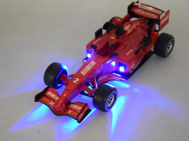 Závodní formule zvuk, světlo ZA4295 – Červená