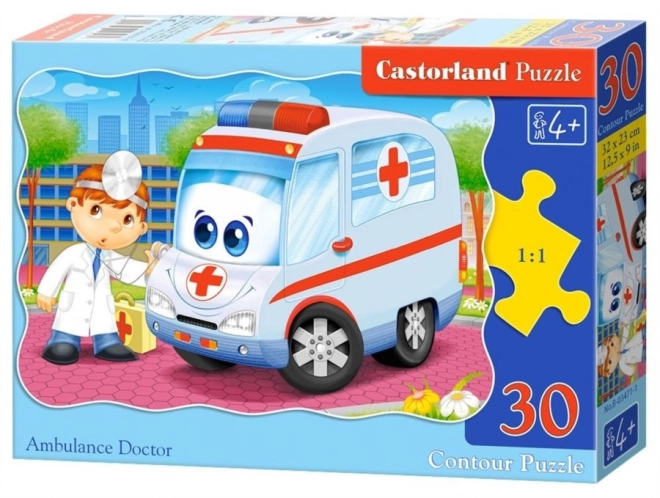 Puzzle Ambulance Doktor 30 dílků