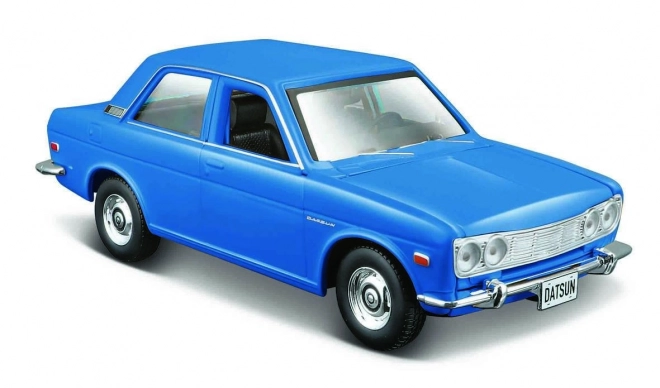 Kovový model Datsun 510 1971 modrý 1:24