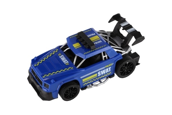 Plastové závodní auto na setrvačník - 16 cm