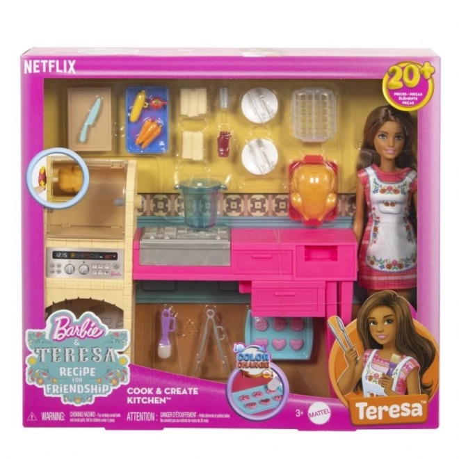 Panenka Teresa s kuchyňským setem Barbie