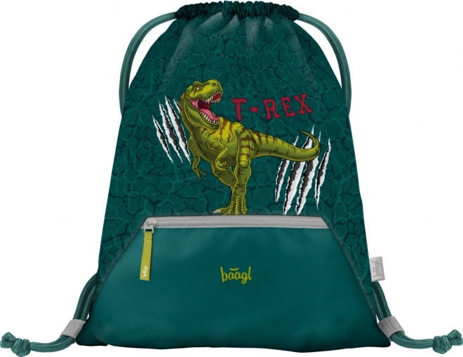 BAAGL SET 5 Airy T-REX: batoh, penál, sáček, peněženka, box